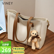 viney牛皮包包女包大容量托特包輕奢斜挎單肩包生日禮物品牌送女友老婆