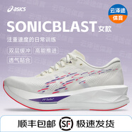 亞瑟士 【SONICBLAST】女| 新款馬拉松長(cháng)距離訓練板材厚底回彈緩震跑鞋1012B862-100 東京配色 36 (227.5mm)