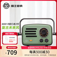貓王收音機貓王音響旅行者2號手提智能網(wǎng)絡音箱便攜式小型音響無線藍牙復古戶外播放器 送朋友同學節(jié)日禮品 極光綠