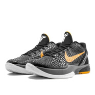AJNIKERNIKE AIR［滅世純原］科比6代籃球鞋Kobe6戰靴反轉青蜂俠耐磨防滑 黑金 36 _送籃球襪