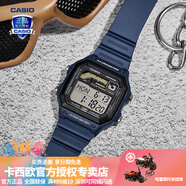 卡西歐（CASIO） 男表女表卡西歐手表男女情侶表學(xué)生時(shí)尚運動(dòng)表太陽(yáng)能雙顯電子表 WS-1600H-2AVPF宇宙藍 10年電量