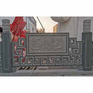 蔣之愛漢白玉升旗臺青石欄桿護(hù)欄石雕大理石材欄板石拱橋花崗巖河道圍欄 四川青石材（鏤空款）