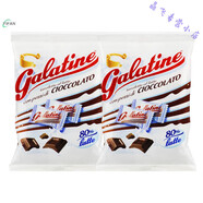 食懷佳樂錠意大利進口 galatine 佳樂定錠奶片 干吃牛奶糖 原味125g*1 巧克力味115g*1袋