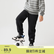 巴拉巴拉兒童長(zhǎng)褲男童女童加厚加絨褲子冬裝親子百搭休閑束腳208424108227