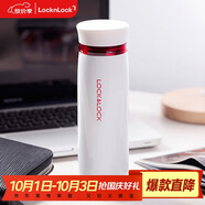 樂扣樂扣（LOCK&LOCK）不銹鋼保溫杯情侶學(xué)生水杯菲特旋轉(zhuǎn)蓋輕量杯450ml白紅 LHC4131WR