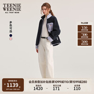 Teenie Weenie小熊字母外套女2025冬季新款女外套 藏青色 S