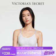 維多利亞的秘密 楊冪同款 夏季薄款內衣女果凍條反重力無痕涼感文胸PRO微聚攏MAX 30QS淺灰色-Logo蕾絲 11244757 L ：MAX三排扣（80C/80D/85A/85B