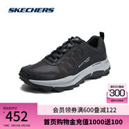 斯凱奇（Skechers）七夕禮物送男友男士休閑鞋237505 黑色/灰色/BKGY 39.5