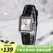 卡西歐（CASIO）手表女 復(fù)古小方表 氣質(zhì)女表 簡約指針學(xué)生石英表 LTP-V007L-7E1 店長推薦