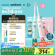 飛利浦（PHILIPS）電動(dòng)牙刷鉆石3系喬治桑限定禮盒 中秋禮品生日禮物 情侶款送男生/女友  HX5171/01喬治款 國家補貼