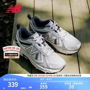 NEW BALANCE NB410官方男鞋女鞋情侶越野戶外鞋夏季透氣復古休閑運動鞋休閑 淺灰色/銀色 寬鞋楦2E MT410KR5 43 (腳長27.5cm)