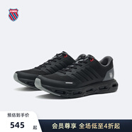 蓋世威（K·SWISS）運(yùn)動(dòng)鞋男鞋夏季網(wǎng)面透氣新款時(shí)尚舒適減震運(yùn)動(dòng)休閑鞋跑鞋9277 030純黑/夢(mèng)幻銀 43