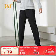 361°運動褲女春秋季休閑寬松直筒衛(wèi)褲跑步訓練針織長褲子662434710D