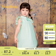 巴拉巴拉童裝女童連衣裙寶寶夏裝2024兒童裙子網(wǎng)紗國風(fēng)旗袍裙208224111021