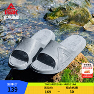 匹克態(tài)極拖鞋男鞋夏季外穿運(yùn)動(dòng)拖鞋籃球防滑涼拖女款戶外沙灘鞋涉水鞋 【男款】純色-鴿子灰 41