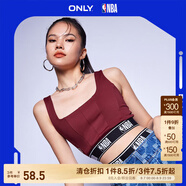 ONLYNBA聯(lián)名款松緊運動短款背心T恤女|123103002 E17 科爾多瓦CORDOVAN XL (175) 92A