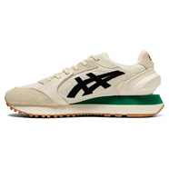 Onitsuka Tiger男女新款MOAGE CO鬼冢虎復(fù)古休閑厚底緩震輕便透氣舒適運動慢跑鞋 米黃1183b555.103 兩雙鞋帶 36