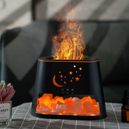 小米部依加濕器小型家用靜臥室音內孕婦嬰兒高顏值空氣生日七夕禮物香薰機 「黑+喜馬拉雅水晶鹽」兩用 【限時(shí)特惠】