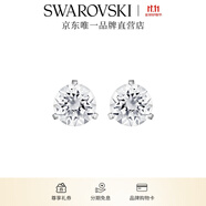 施華洛世奇（SWAROVSKI）耳釘耳環(huán)耳飾女度假風(fēng)輕奢小眾送女友女 Constella鍍白金1800046