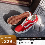 VANS范斯官方 Ward復古紅男鞋女鞋板鞋 紅色2 42.5