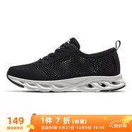 駱駝（CAMEL）網(wǎng)面女鞋透氣輕量健步休閑運動(dòng)鞋子 K24B60L8014 黑色 37