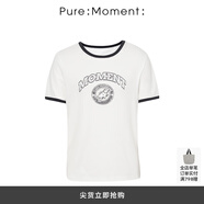 Pure:Moment:商場同款24春新品白色T恤女4F3100691Q 白色 M