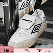 茵寶（Umbro）[羅一舟同款]板鞋男女同款休閑鞋足球風(fēng)運動(dòng)鞋情侶 茵寶白(選大一碼) 男女同款 37