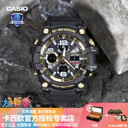 卡西歐（CASIO）【送禮物】手表男G-SHOCK小泥王GWG-100光能電波時尚運動電子表GWG-100GB-1A黑金小泥王 光能電波