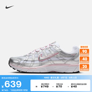 耐克（NIKE）女子透氣網(wǎng)眼運動鞋秋季復(fù)古跑鞋風(fēng)支撐NIKE P-6000 BV1021 108白/金屬銀/元素粉/黑 37.5