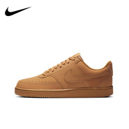耐克（NIKE）男鞋 2025新款秋季COURT VISION休閑鞋低幫運(yùn)動(dòng)鞋透氣板鞋子男 小麥色-200 41