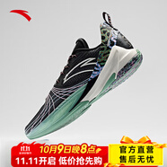 安踏（ANTA）速決6籃球鞋丨全掌氮科技籃球鞋穩(wěn)定支撐防滑耐磨運動鞋 城堡灰/基礎黑-2 44 44