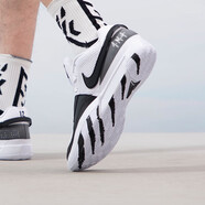 耐克（NIKE）男鞋新款Ja 2 EP 莫蘭特2代籃球鞋耐磨減震實(shí)戰比賽訓練運動(dòng)鞋 DR8786-101 黑白灰/1代/曬圖退5 42