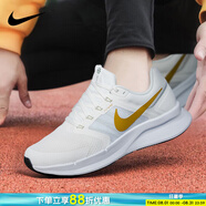耐克（NIKE）跑步鞋男鞋 2025新款夏季跑鞋氣墊AIR ZOOM運動鞋 飛線-白金-輕便透氣 44