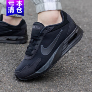 耐克（NIKE）男鞋2025春秋季新款A(yù)IR MAX氣墊鞋緩震運(yùn)動(dòng)鞋休閑鞋透氣跑步鞋 黑色DX3666-010黑武士 40.5