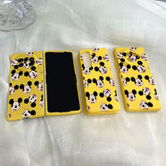 粉耳機小狗+橫適用小米vivoxfold3pro手機殼三星zfold6/5折疊屏op 黃色膚感+C-28顛倒米奇 華為 Mate X5