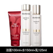 夢(mèng)妝水乳套裝素方花修護美白淡斑補水保濕 3件套：潔+水+乳