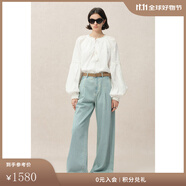 Fabrique白月光微透純棉刺繡上衣襯衫短裙度假套裝女2025春季新品 襯衫 XS /P