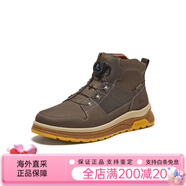 暇步士（Hush Puppies）商場(chǎng)同款冬新款潮酷工裝舒適男休閑短靴 灰色絨里 39