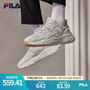 FILA（斐樂）官方男子跑步鞋MARS II火星二代新款復(fù)古運(yùn)動(dòng)鞋 南極灰/雨霧灰-AN-F12M141116F 42