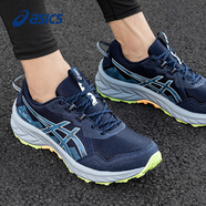 asics亞瑟士男鞋GEL-VENTURE 10黑武士運動鞋男冬季減震耐磨越野跑步鞋 藍色/藍色 44