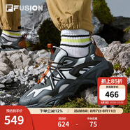 FILAFUSION 斐樂潮牌男鞋2025夏季新款戶外運(yùn)動(dòng)鞋輕便透氣休閑漫游鞋 黑/白中白-BB 44