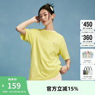 Champion冠軍t恤男24新款純棉情侶寬松短袖上衣 M506熒光黃 L 