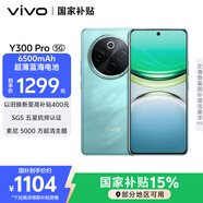 vivo Y300 Pro 8GB+128GB 金鑲玉 國家補貼 6500mAh超薄藍(lán)海電池 全等深微四曲屏 AI 拍照 手機