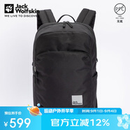 Jack Wolfskin狼爪背包男款女款秋冬戶外旅行便攜收納雙肩包A62529 6000黑色