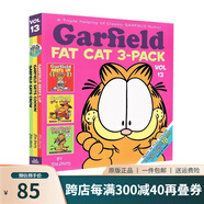 加菲貓英文原版漫畫(huà) 合集 故事三合一 Garfield Fat Cat 3 Pack 經(jīng)典趣味幽默漫畫(huà) 兒童圖畫(huà)故事書(shū) Jim Davis進(jìn)口原版書(shū)籍 綠山墻 加菲貓漫畫(huà) 三合一 13
