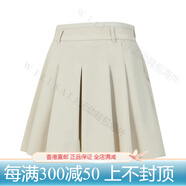 Rapido靂霹道2025年早秋女士時(shí)尚休閑氣質(zhì)米色優(yōu)雅半身裙 米色 XS 155_62A