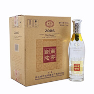 劍南春四川劍南春酒廠出品 濃香型白酒 純糧釀造 新老包裝隨機(jī)【喜酒】 38度 500mL 6瓶 劍南老窖2006光瓶裝