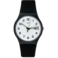 斯沃琪（Swatch）手表男女中性黑賽夜SUOB702 SUOB720 GB743 SUOW701 SUOB705