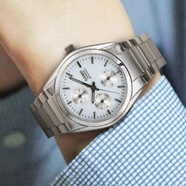 卡西歐（CASIO）手表 休閑三眼石英防水鋼表鏈指針式男表 MTP-1191A-7A