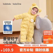 巴拉巴拉兒童輕薄羽絨服男女童冬季連體衣2025造型可愛(ài)趣味萌208425120203